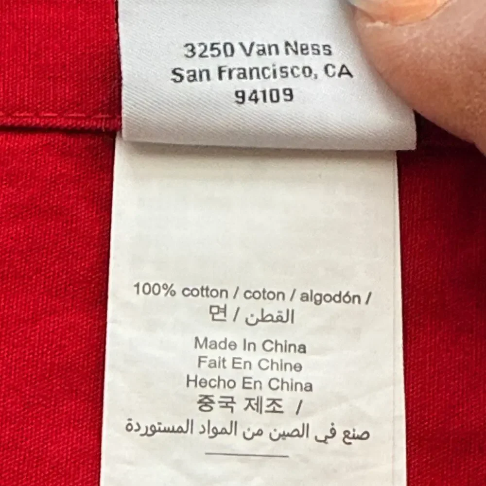 Williams Somona Bright Red‎ 100% Cotton Napkin Set of 4 Sz 20x20 Christmas Red
